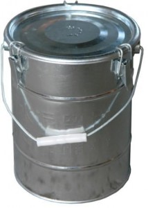 cement sample storage bucket